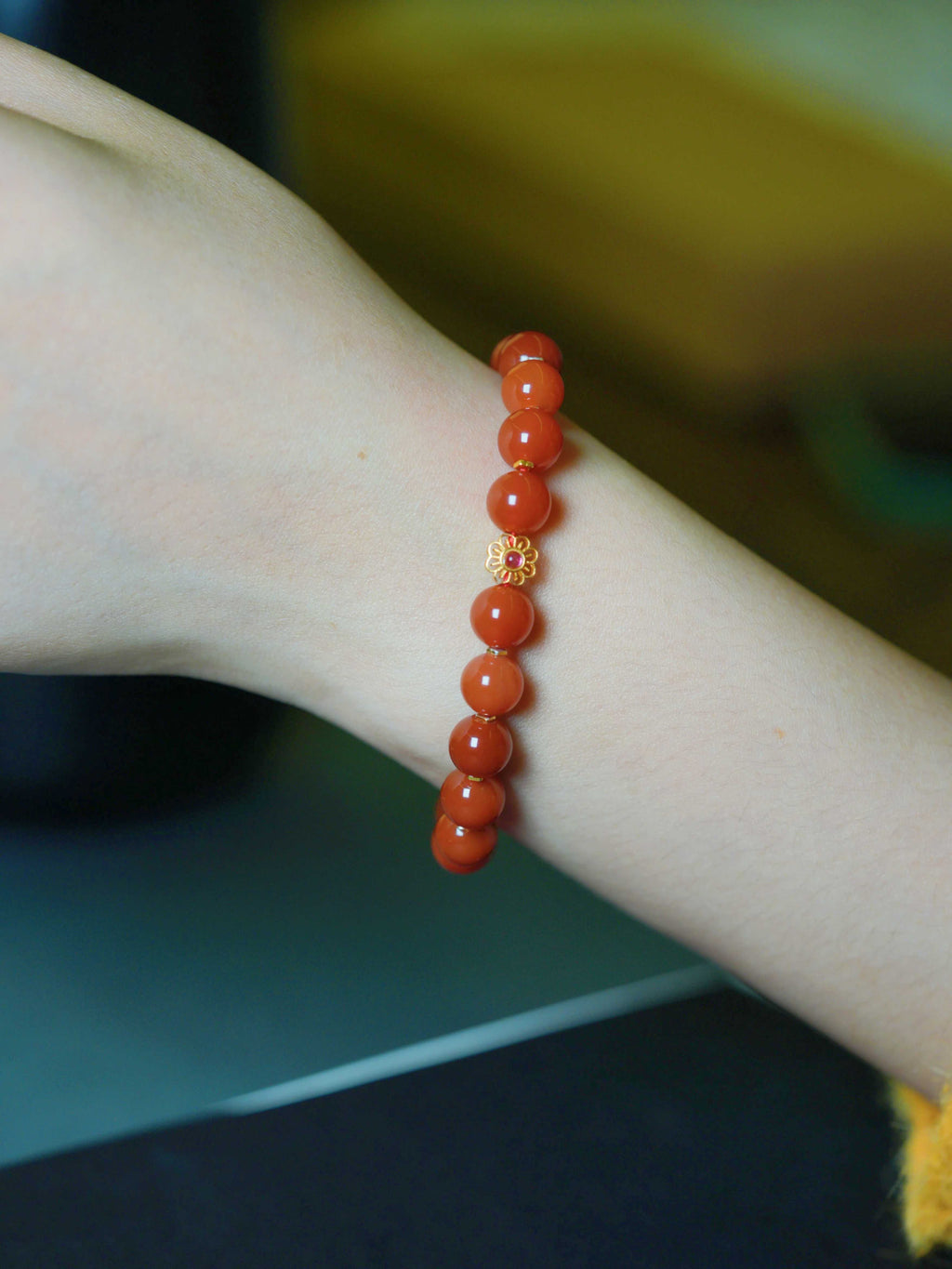 Natural Agate Wealth-Attracting Beaded Bracelets