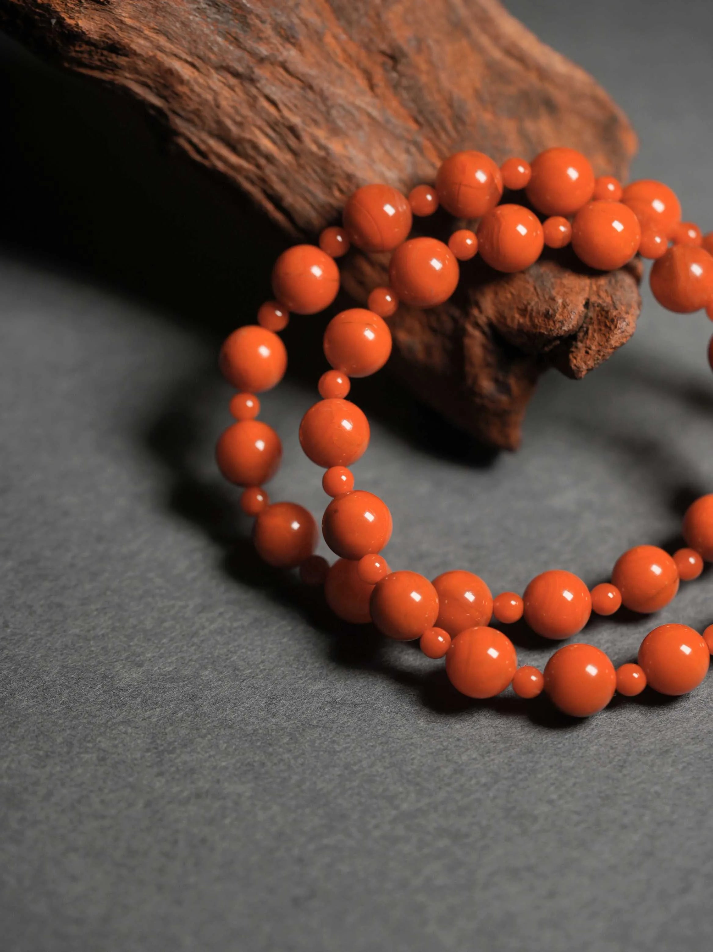 Natural Southern Red Agate Wealth-Attracting Beaded Bracelets