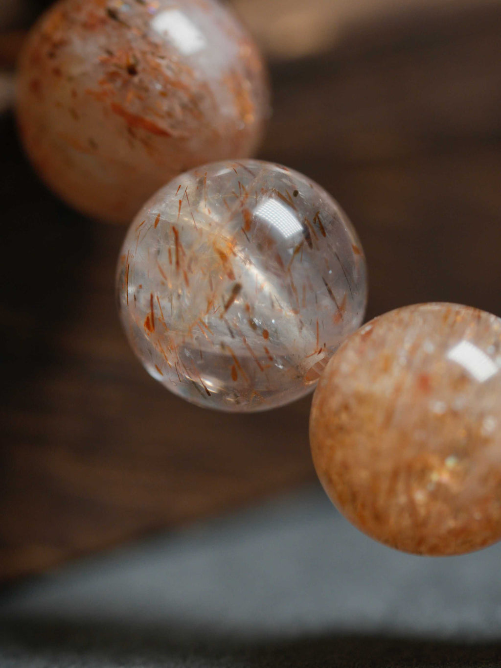 Natural Smoky Quartz Super Seven Wealth-Attracting Bracelet